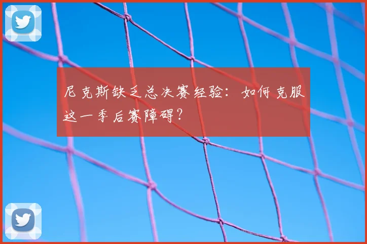 尼克斯缺乏总决赛经验:如何克服这一季后赛障碍?